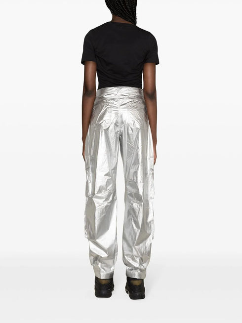 wide-leg cargo trousers
